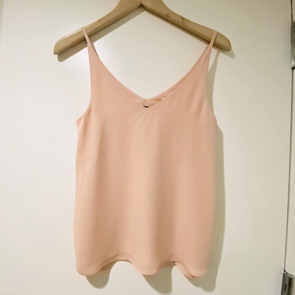 Topshop dusty pink cami top
